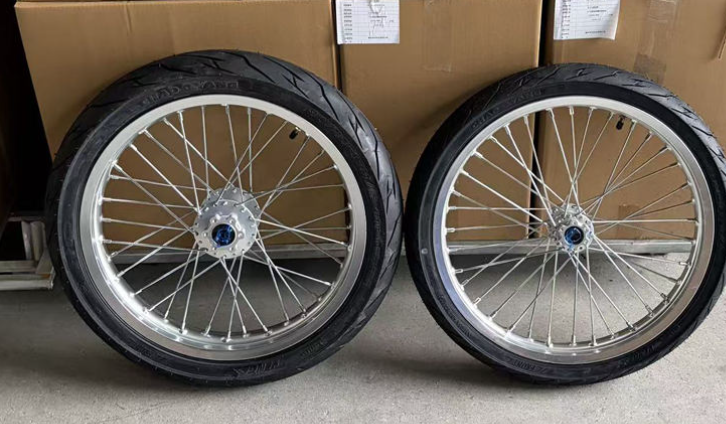 Chrome surron lbx/ eride wheels