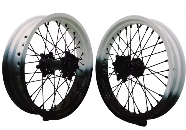 Ultra Supermoto wheelset black/ faded white no wheel only rim